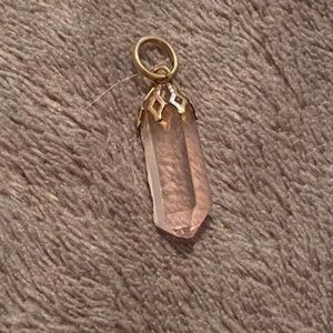 Quartz necklace pendant